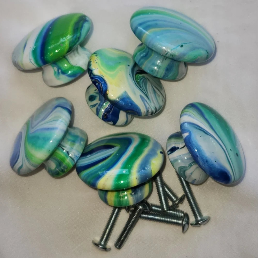 Hand Crafted Decorative Wood Knobs Cabinet Kitchen Bathroom Nursery Dresser